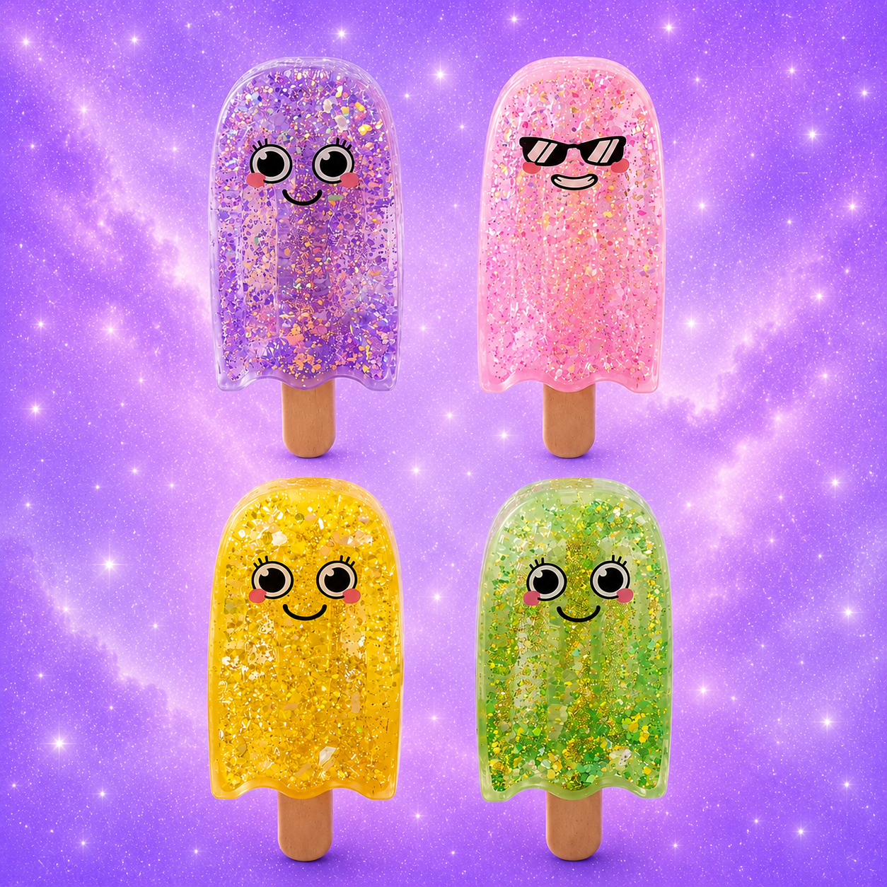 Popsicle Glitter Squishy